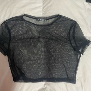 Mesh crop top